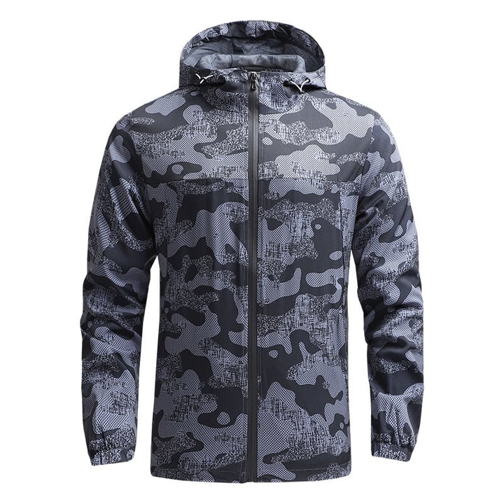 Leichte Herren-Kapuzenjacke im sportlichen Stil - Korex