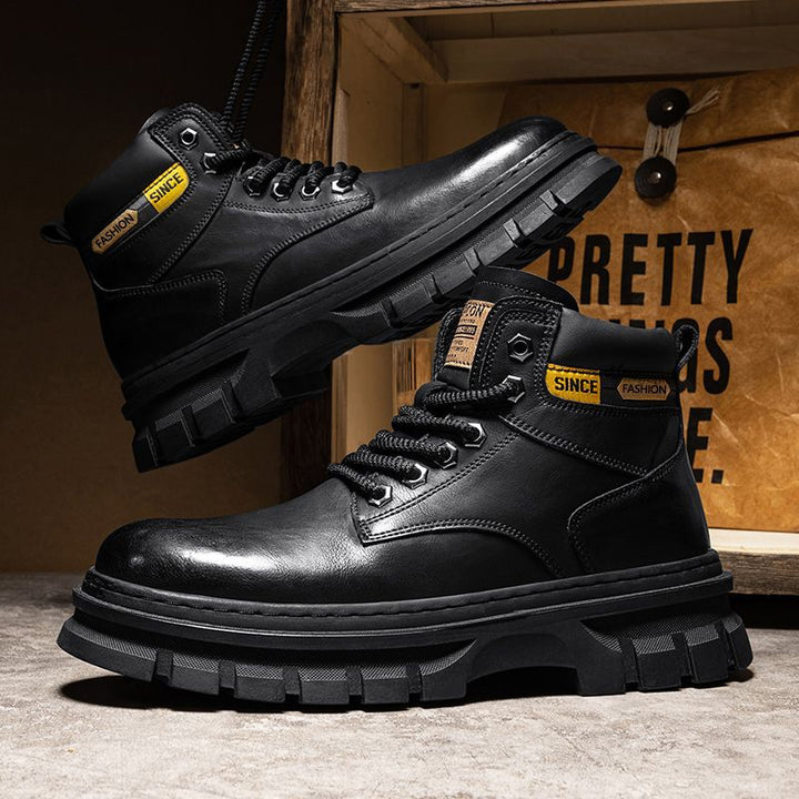 Schwerer Herrenstiefel mit robustem Design - Vemundr