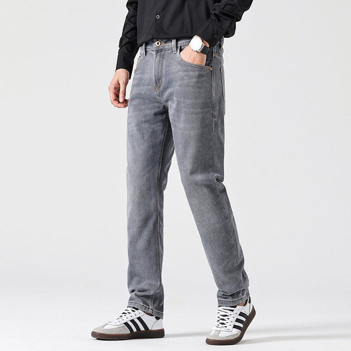 Gerade Jeans mit grauem Finish - Torleif