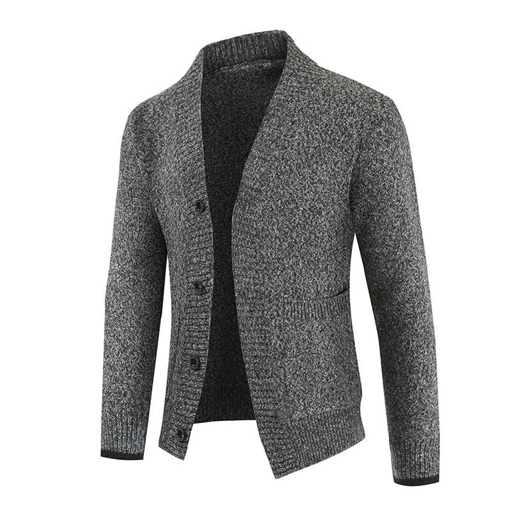Herrenstrickjacke mit Schalkragen - Emil