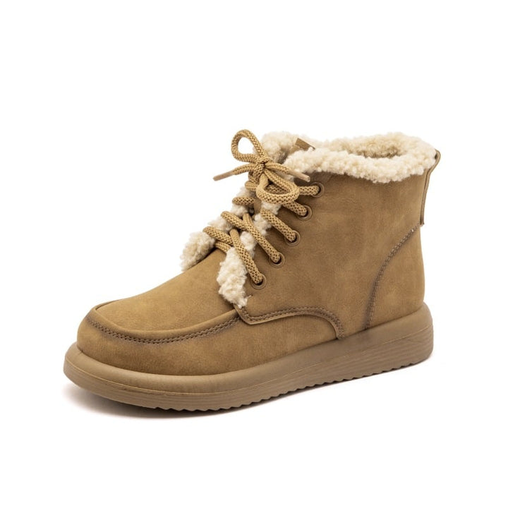 Winterliche Damenstiefelette mit flauschigem Futter - Avenna
