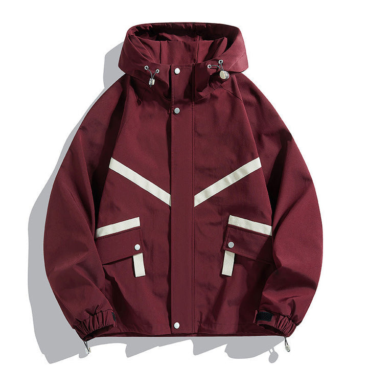 Herrensportjacke mit Kapuze und Fronttaschen - Adrien