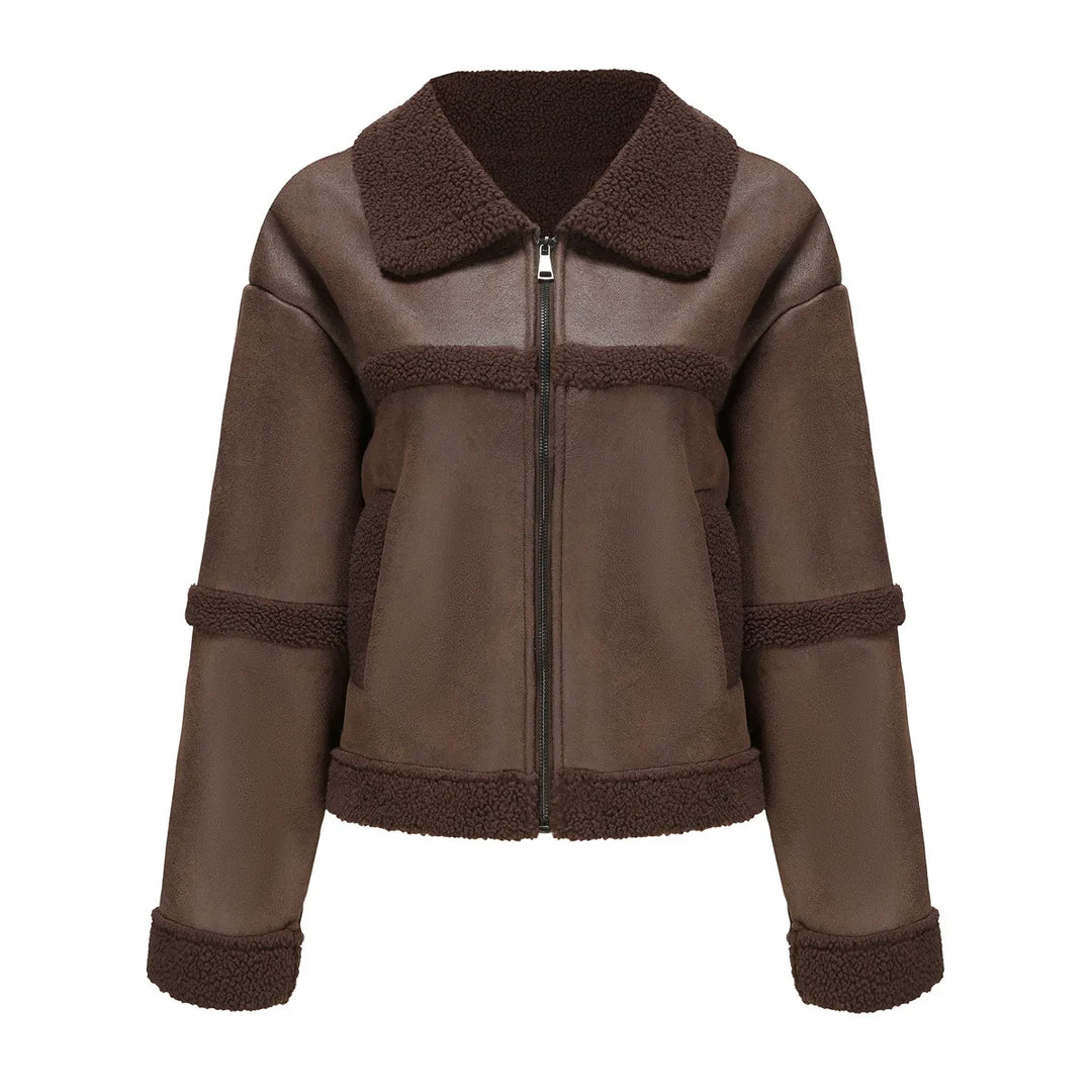 Gia - Warme und trendige Fleece-Jacke für Frauen