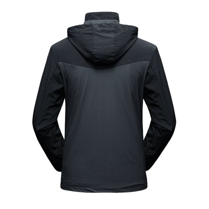 Wasserdichte Herren-Sportjacke mit verstellbarer Kapuze - Damian