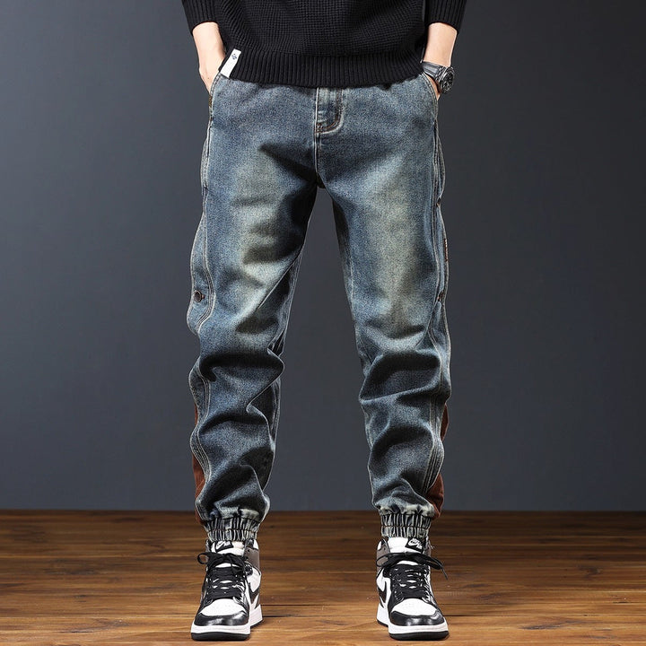 Herren Jeans Jogger Denim Distressed urban - James