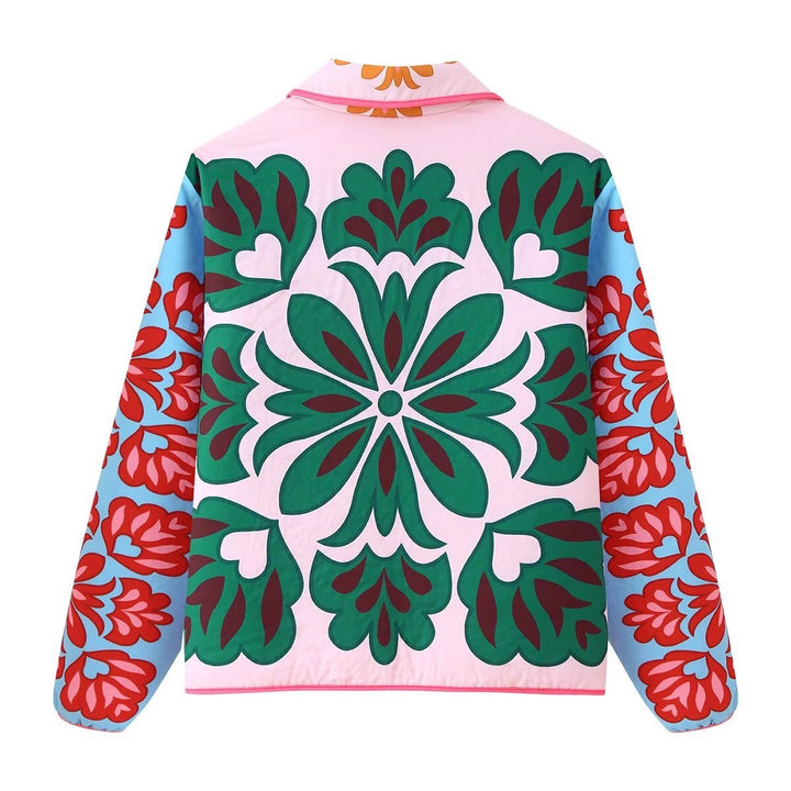 Jacke mit Frühlingsmotiv für Frauen - Madison