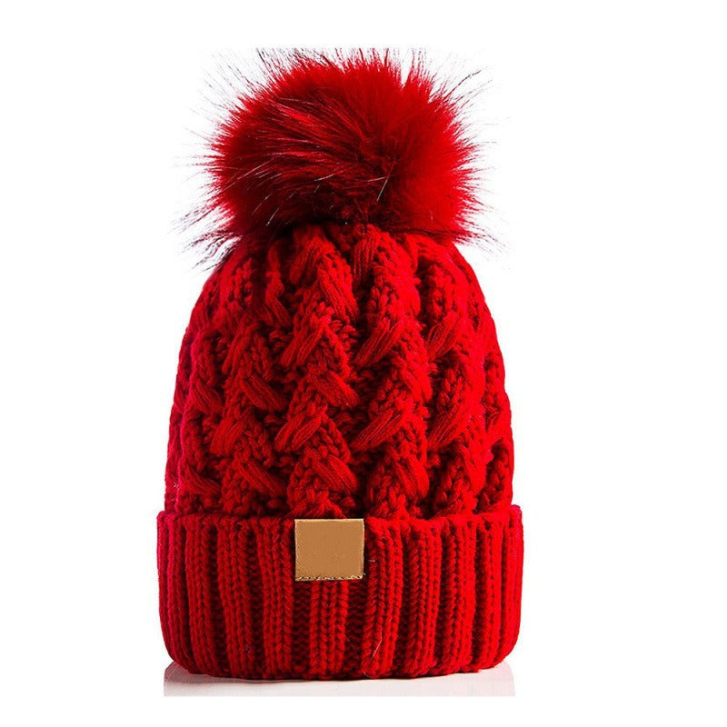 Unisex-Winterstrickmütze mit Bommel - Norel