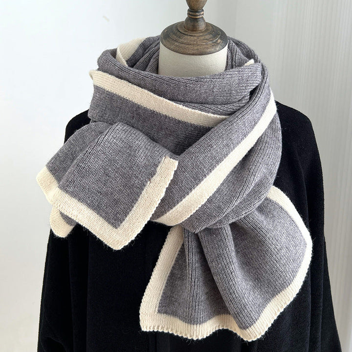 Damenschal, weich gestrickt, doppelt gestrickt - Veraly