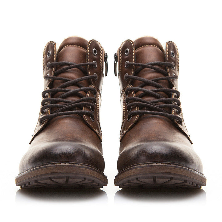 Winterstiefel mit Ledereffekt für Herren - Darsen