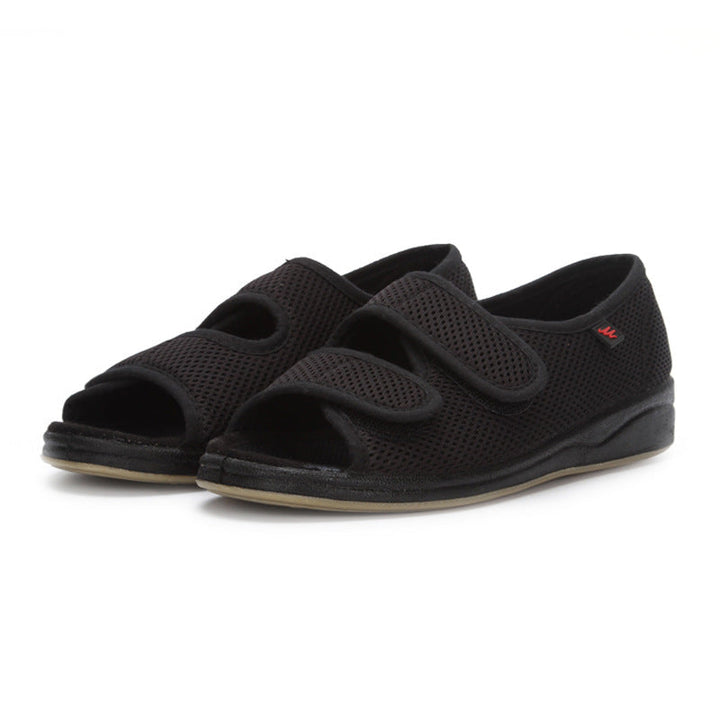 Atmungsaktive orthopädische Sandalen mit doppelt verstellbarem Verschluss für Diabetikerfüße - Ilse