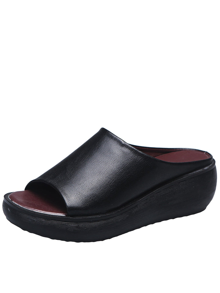 Offene Plateausandalen für Frauen - Clarissa