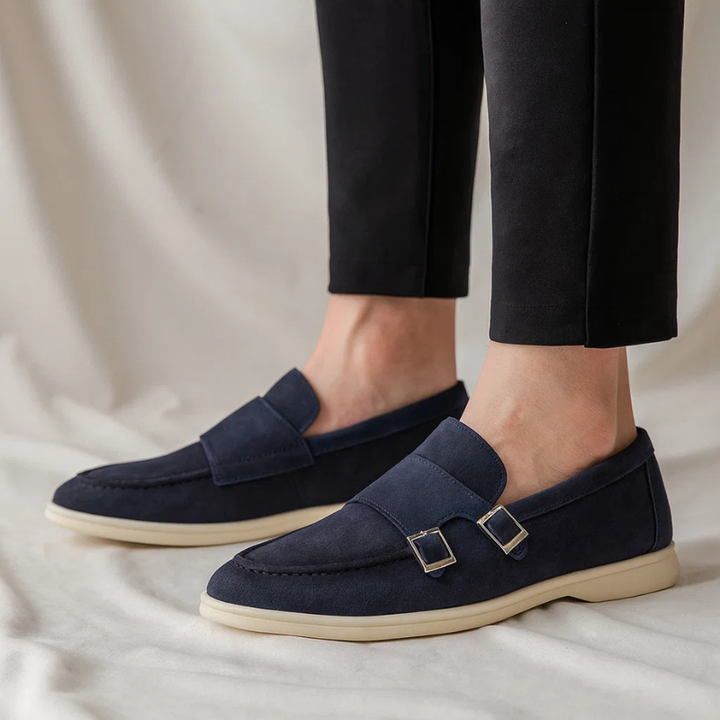 Modische Herren Slipper mit doppelter Schnalle - Gael