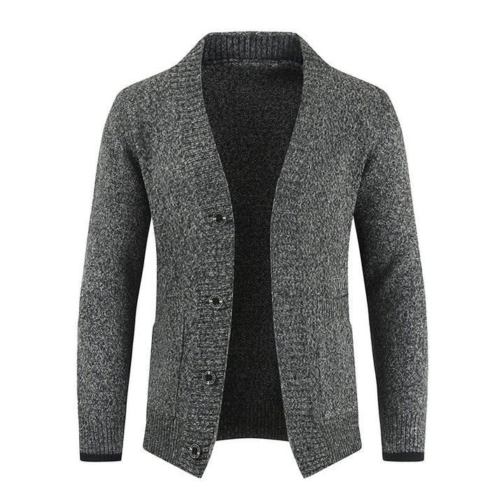 Herrenstrickjacke mit Schalkragen - Emil