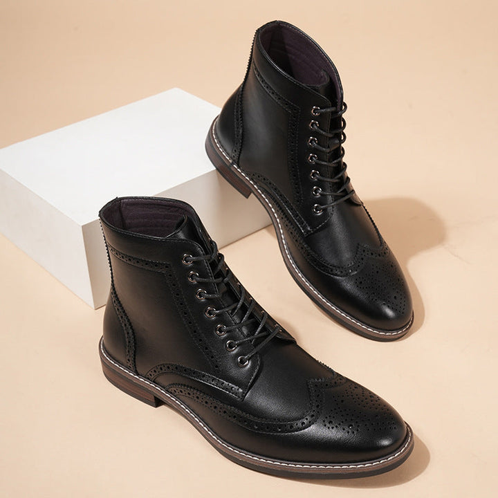 Stilvolle klassische Schnürstiefeletten für Herren - Arnvid