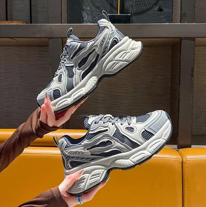 Damen-Turnschuhe mit breiter Sohle im Retro-Stil - Jane