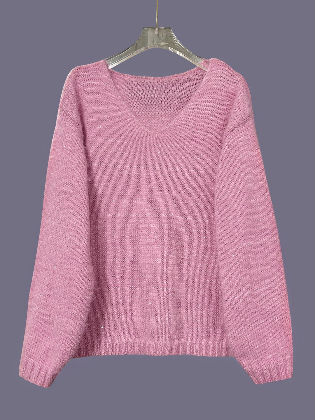 Damen Strickpullover mit V-Ausschnitt - Aderyn