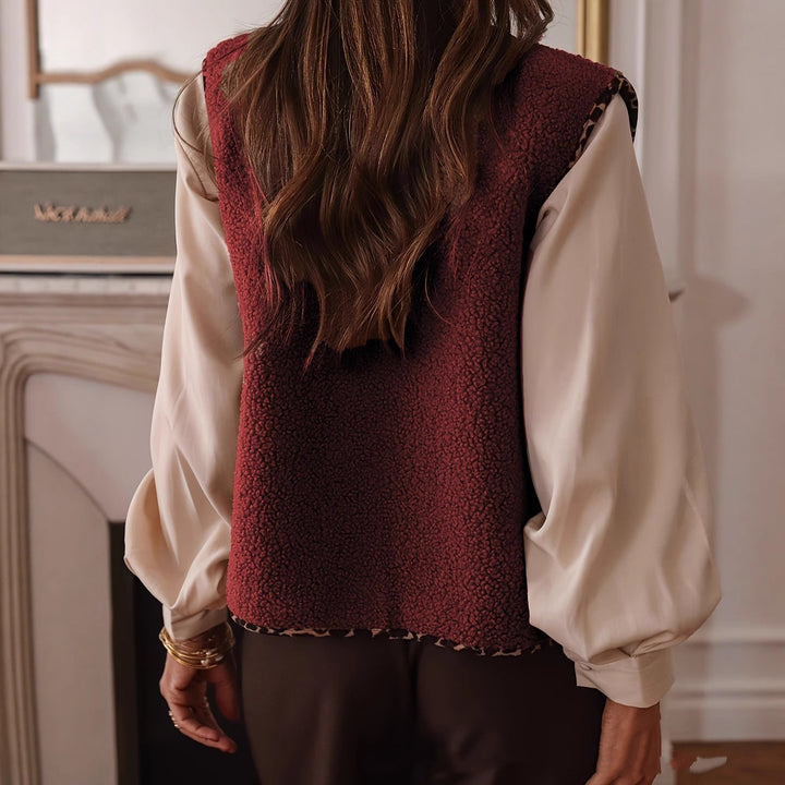 Damenweste mit Fleece-Effekt - Iselya
