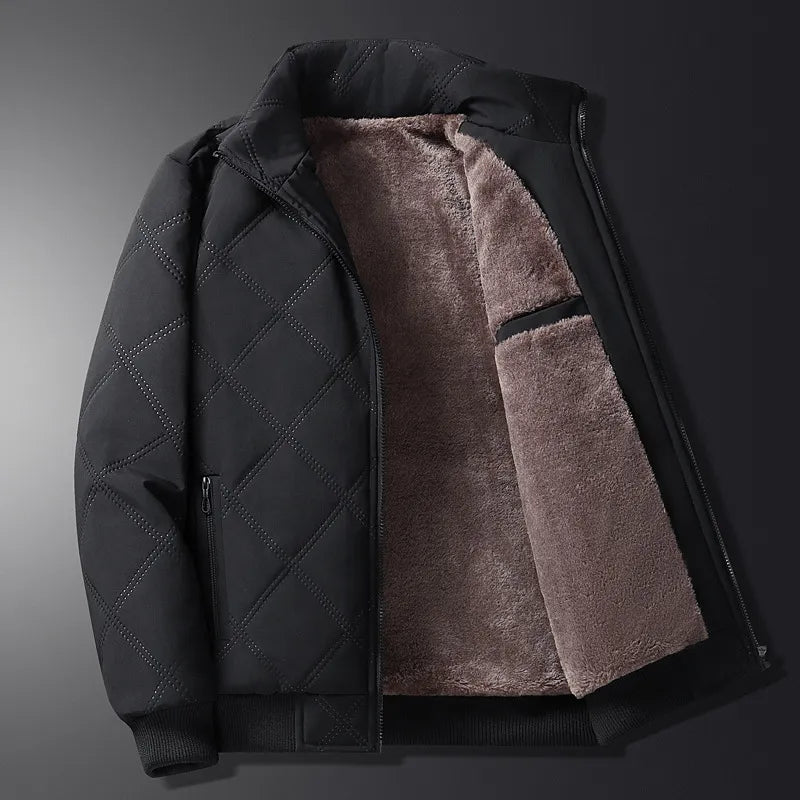 Nicolas - Herrenmantel aus Fleece für Herbst und Winter