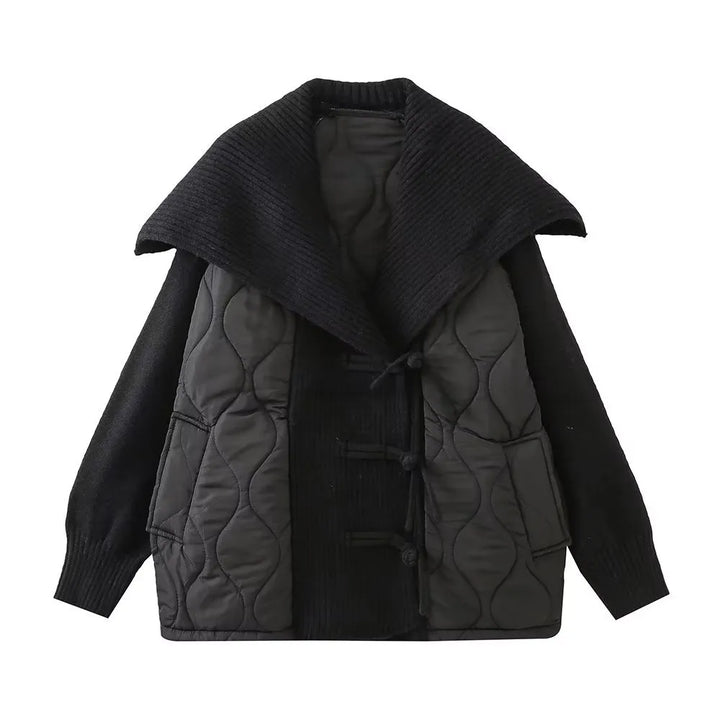 Zamma - Lässiger Oversized-Pullover mit Marinekragen