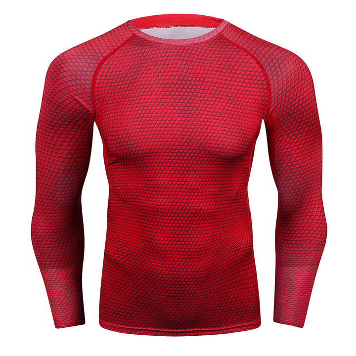 Herren Dry Fit Langarm-Trainings-T-Shirt - Roshfran