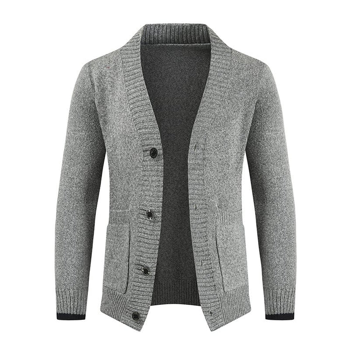 Herrenstrickjacke mit Schalkragen - Emil