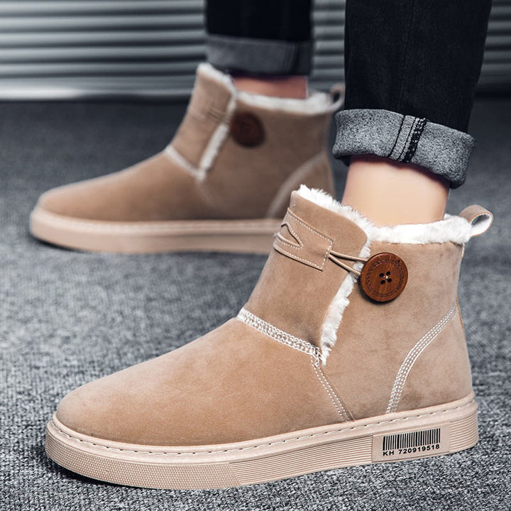 Herren-Winterstiefel aus Wildleder mit warmem Futter - Danny