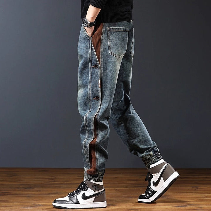 Herren Jeans Jogger Denim Distressed urban - James