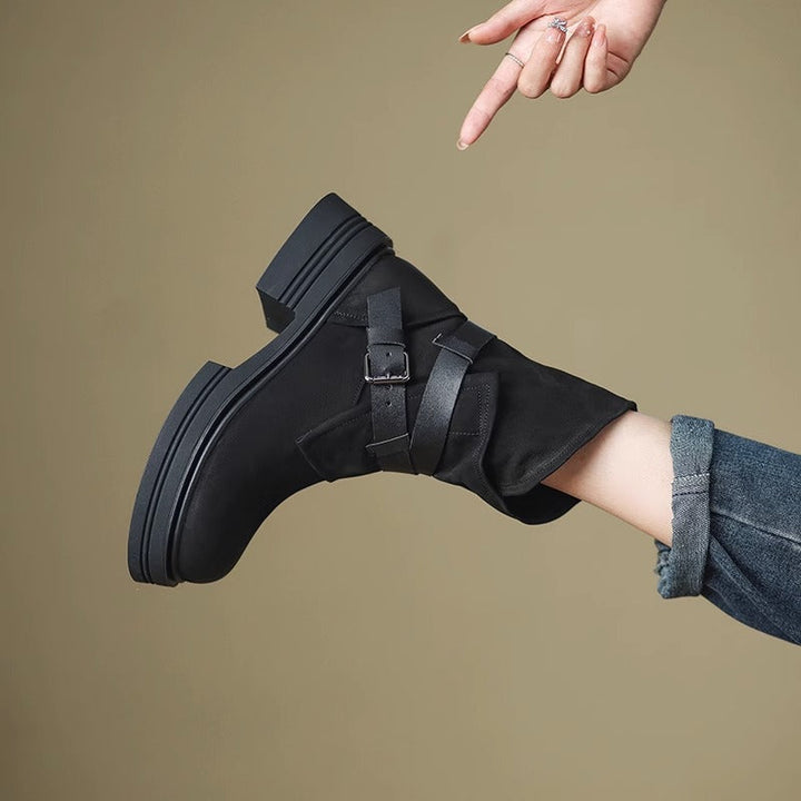Damenstiefeletten im Retro-Vintage-Stil - Elske
