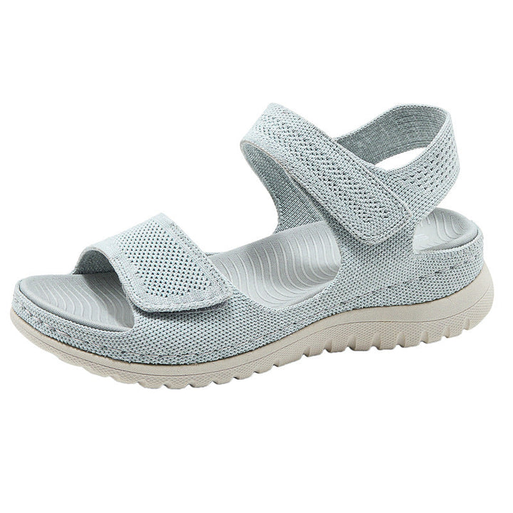 Atmungsaktive orthopädische Damensandalen mit dämpfender Sohle - Luren