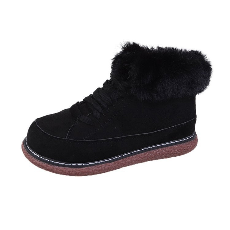 Winterpantoffeln für Damen mit Plüschrand - Lirana