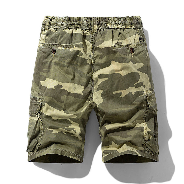 Tarnfarbene Cargo-Shorts mit Seitentaschen für Männer - Carson