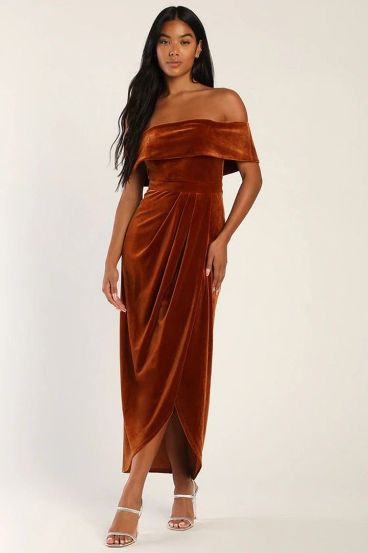 Elegantes Samtkleid für Frauen - Fatima