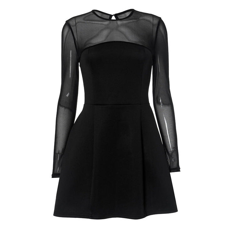 Minikleid mit transparenten Ärmeln - Clara