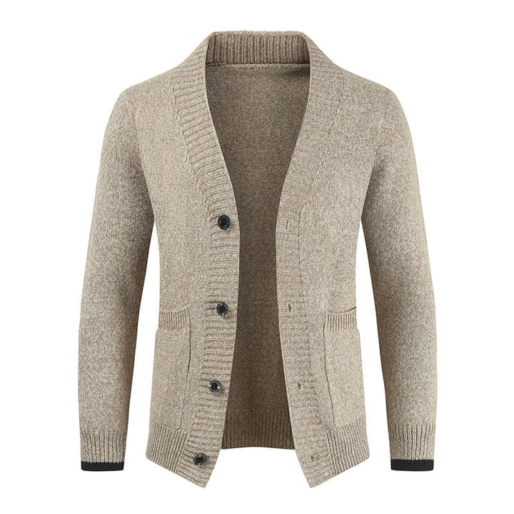 Herrenstrickjacke mit Schalkragen - Emil