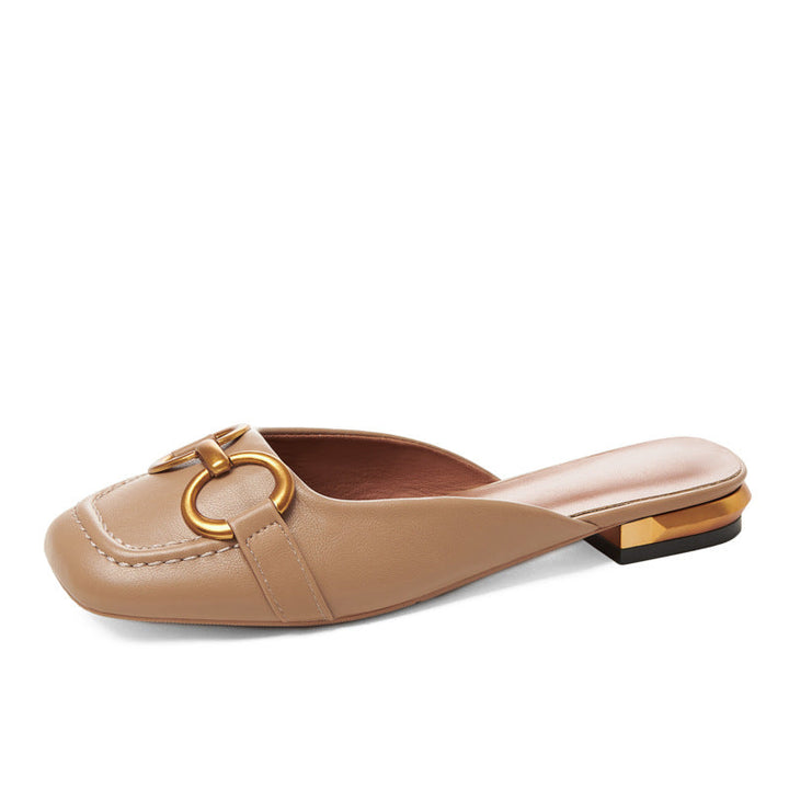 Damen-Slipper mit Metallbeschlägen - Odalys