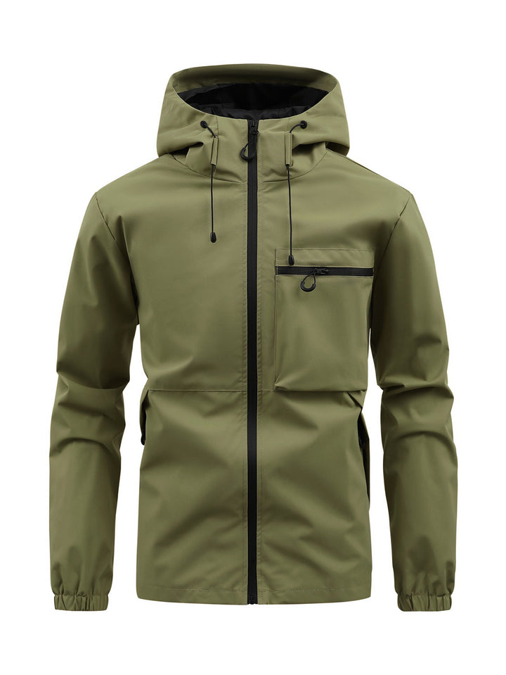 Herrenjacke für die Übergangszeit mit Kapuze und Taschen - Chester