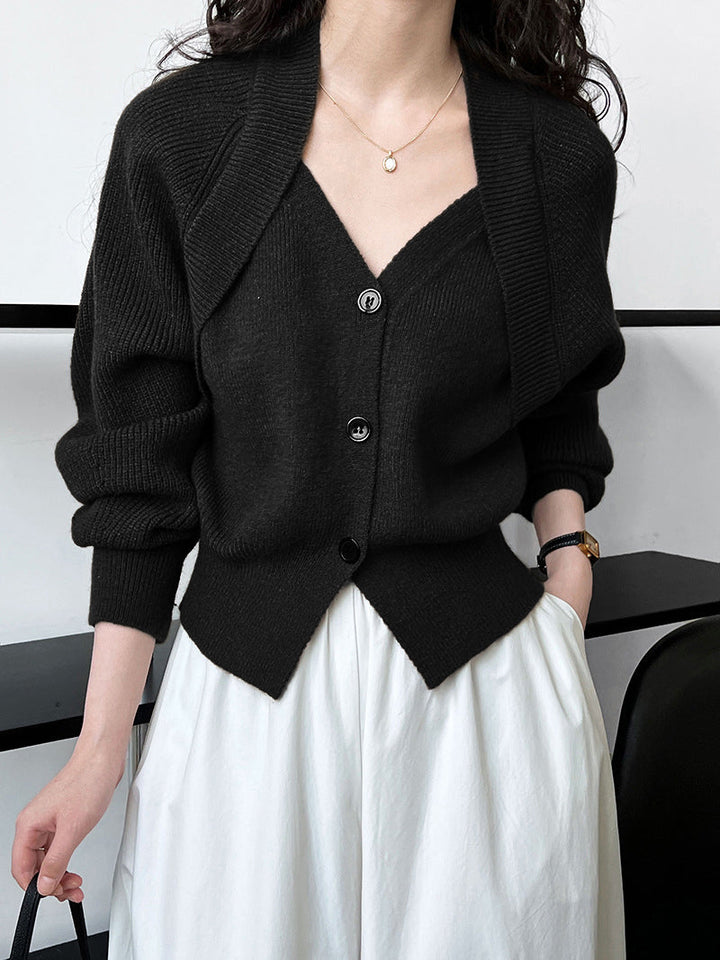 Damenstrickjacke mit Wickelmuster - Ragnhild