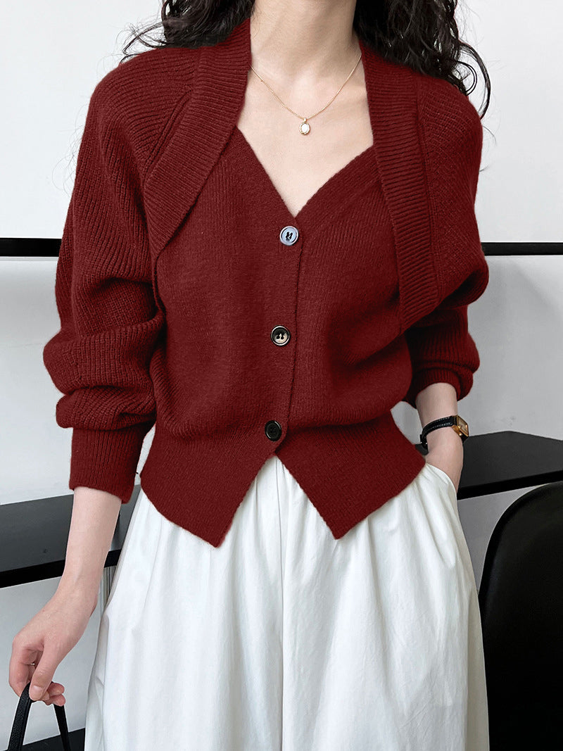 Damenstrickjacke mit Wickelmuster - Ragnhild