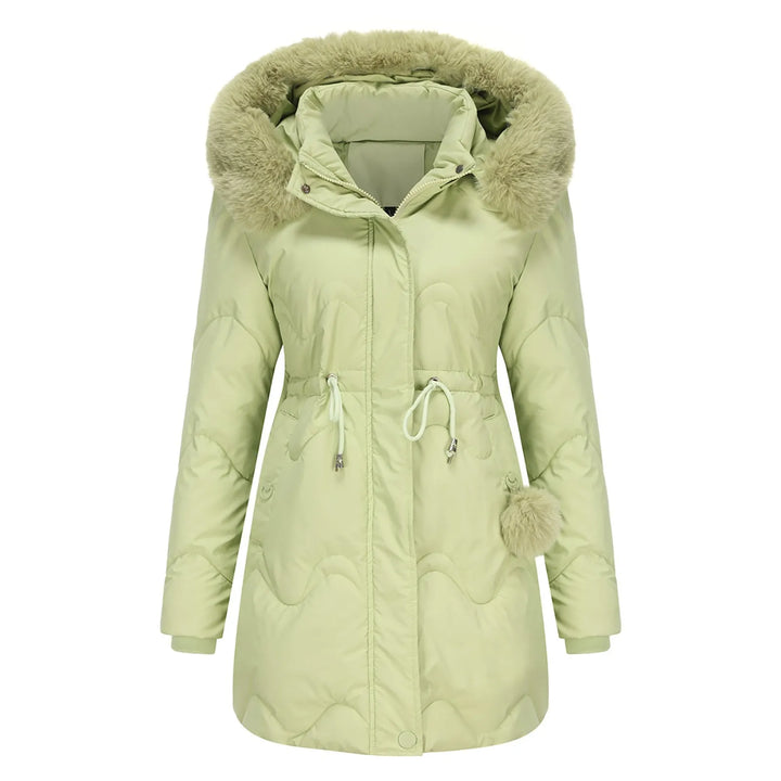 BELLE - Wattierte Winterjacke mit flauschigem Kragen