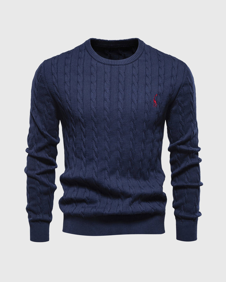 Geflochtener Strickpullover für Männer - Lioren