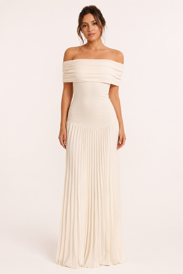 Elegantes langes Abend- und Hochzeitskleid für Damen – Melissa