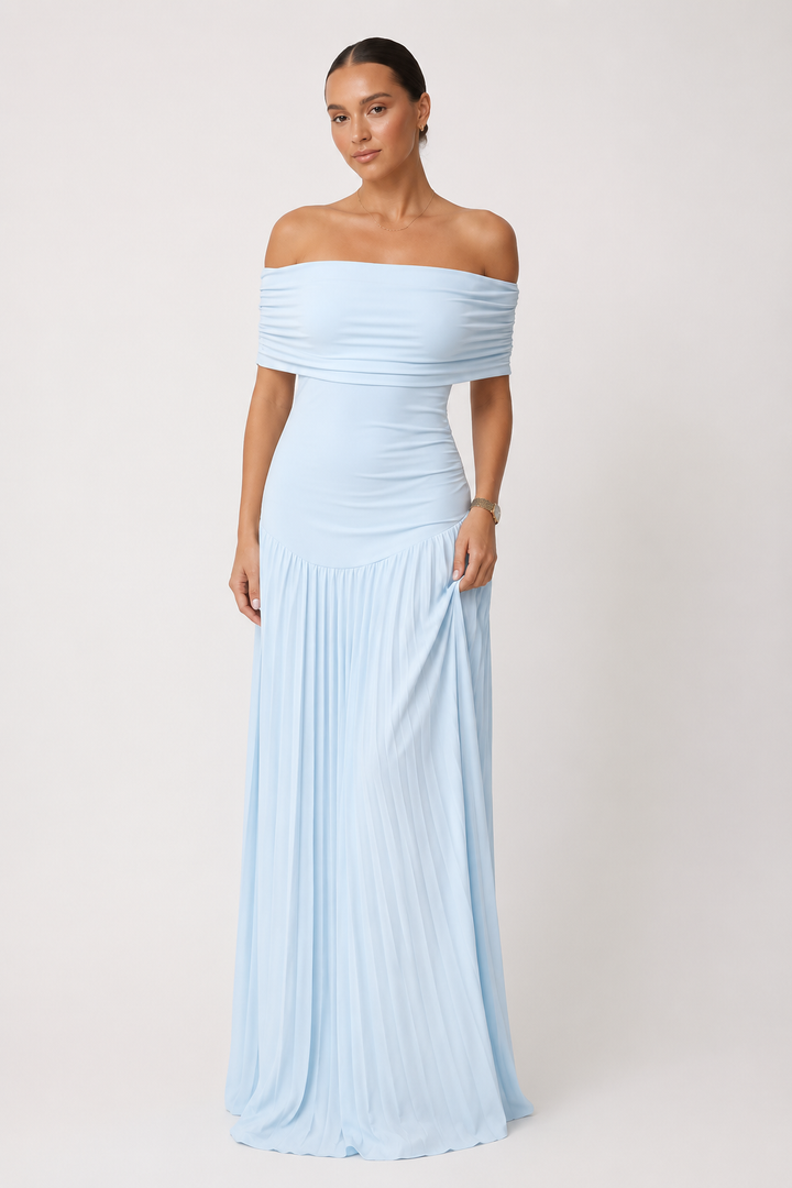 Elegantes langes Abend- und Hochzeitskleid für Damen – Melissa