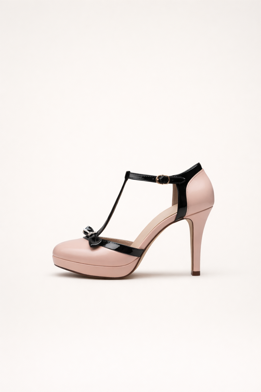 Hochhackige Schuhe mit Knöchelriemen und Plateau - Zulma