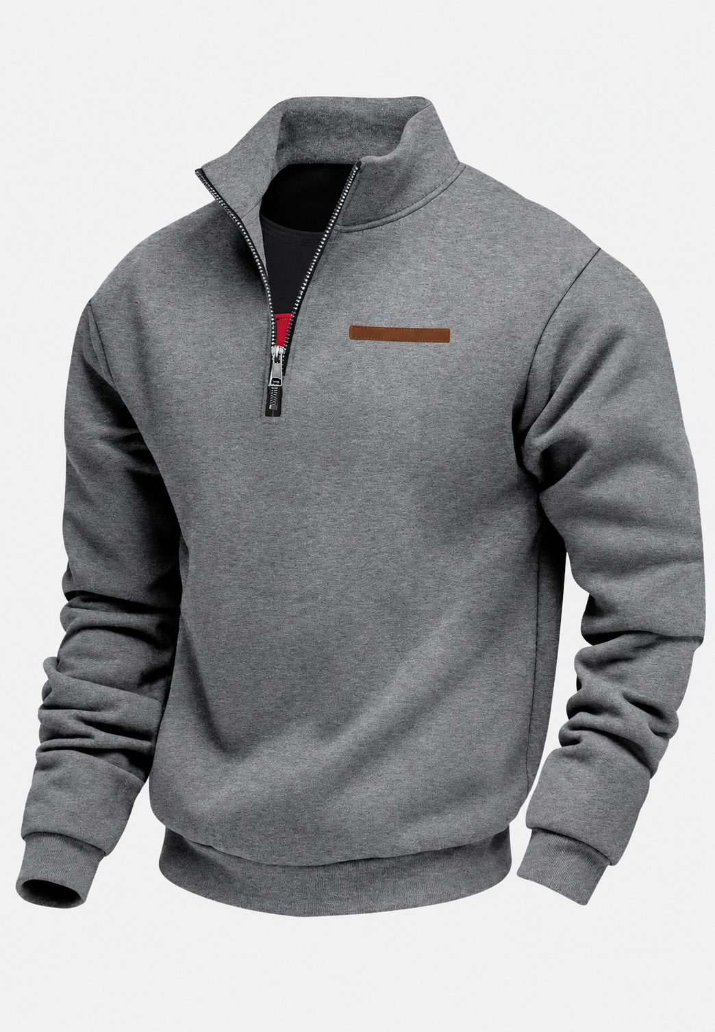 Sweatshirt mit halbem Reißverschluss für den Herbst – Nereo