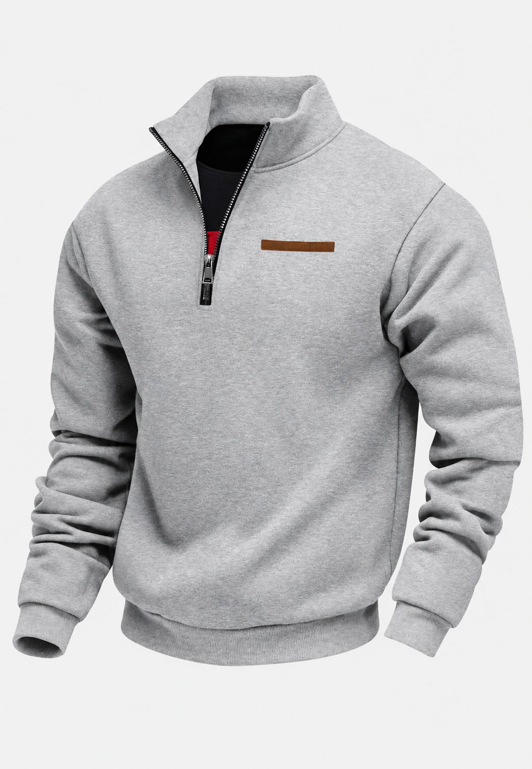 Sweatshirt mit halbem Reißverschluss für den Herbst – Nereo