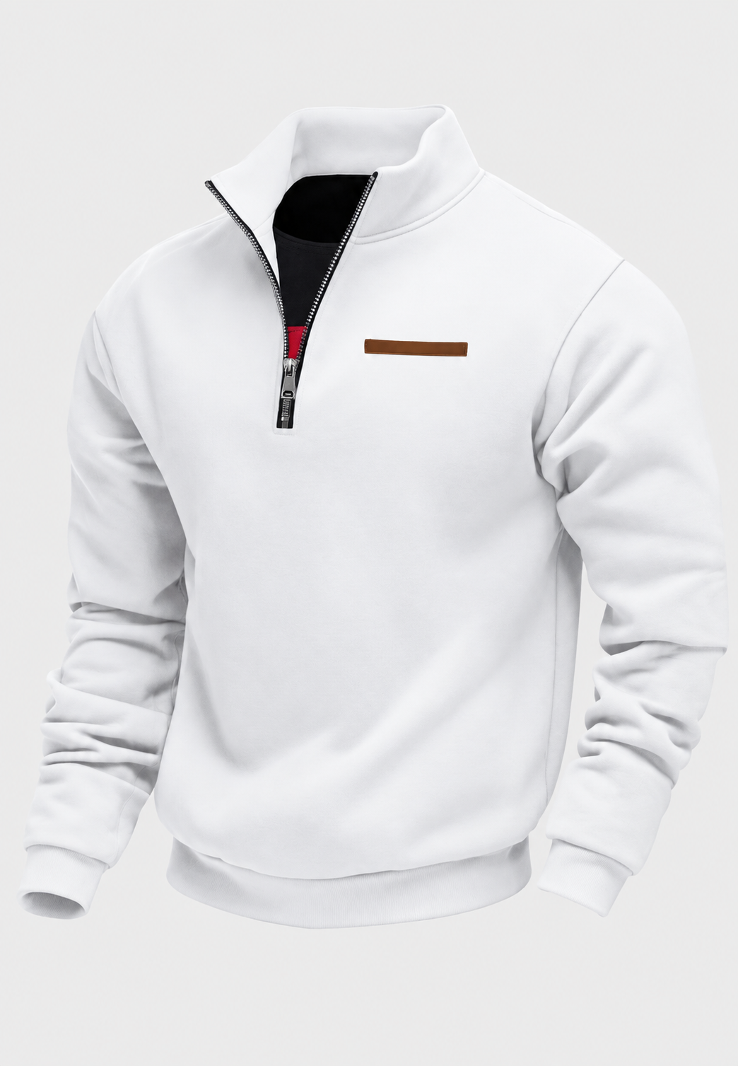 Sweatshirt mit halbem Reißverschluss für den Herbst – Nereo