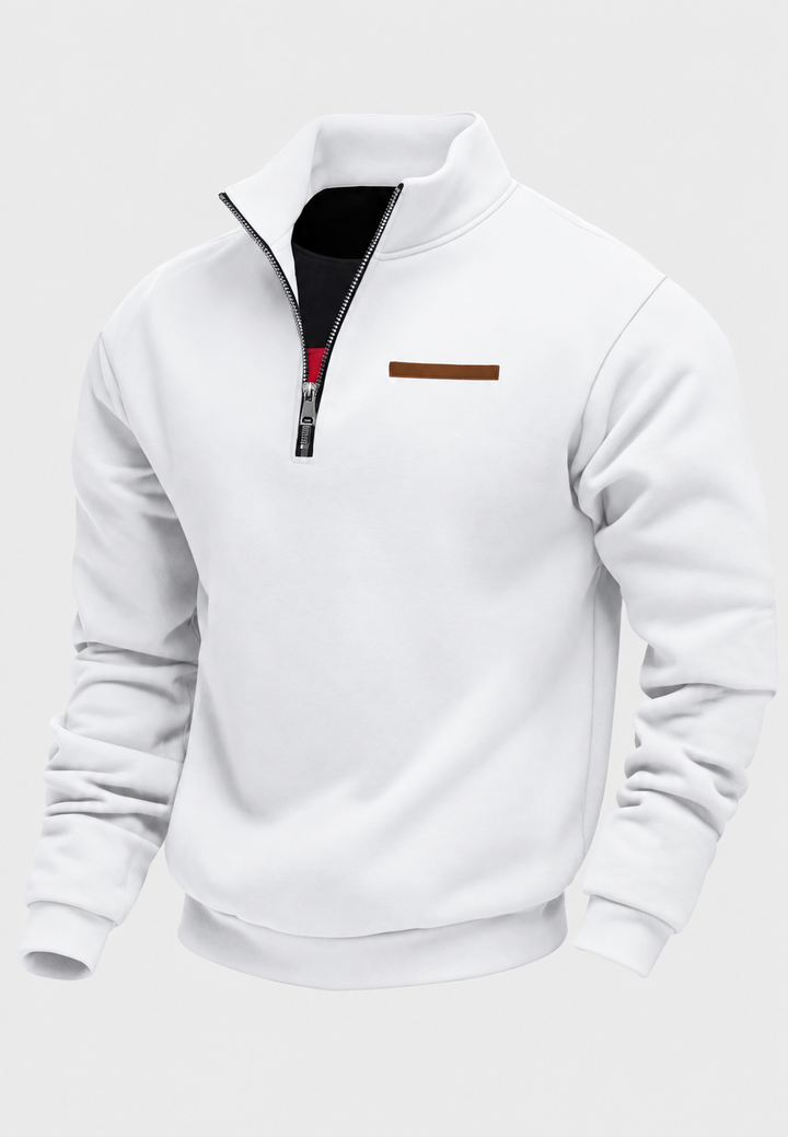 Sweatshirt mit halbem Reißverschluss für den Herbst – Nereo