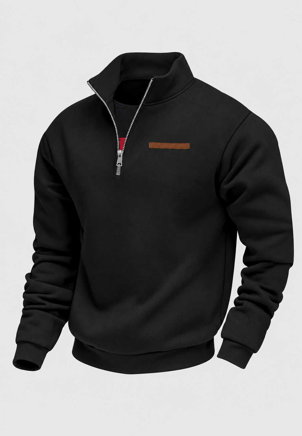 Sweatshirt mit halbem Reißverschluss für den Herbst – Nereo