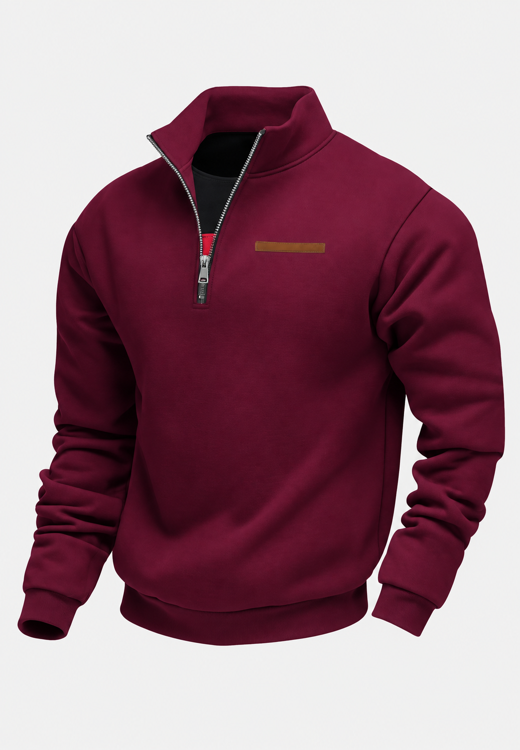 Sweatshirt mit halbem Reißverschluss für den Herbst – Nereo