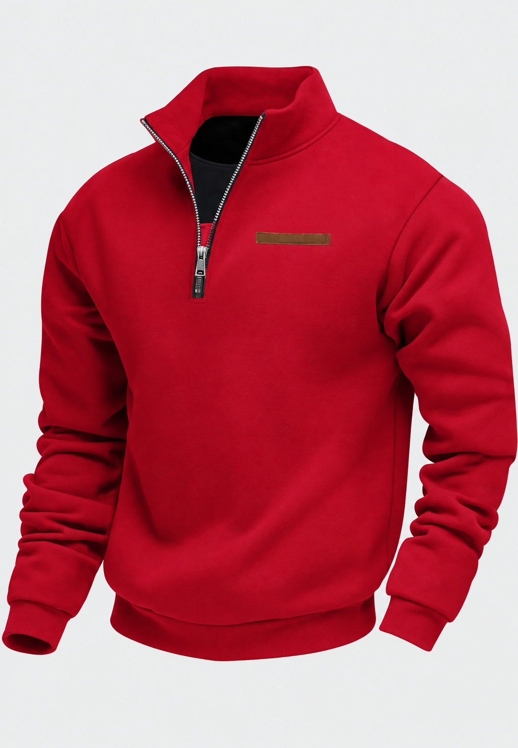 Sweatshirt mit halbem Reißverschluss für den Herbst – Nereo